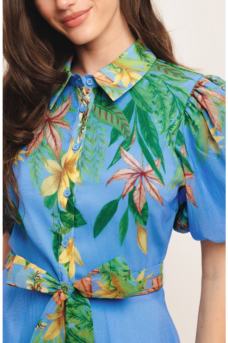 Floral Midi Shirtdress