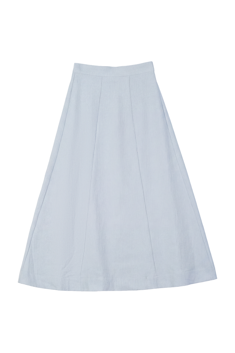 Teen Crinkle Cotton Midi Skirt