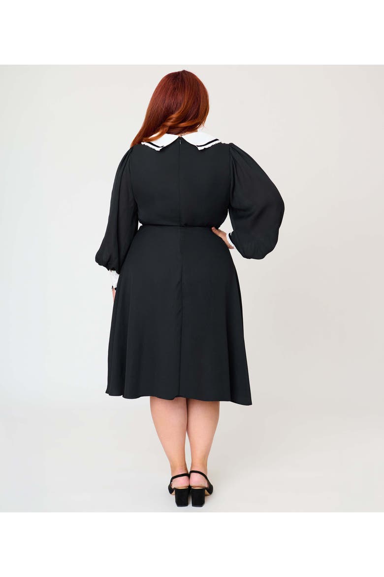 Plus Size Pilgrim Collar Wendy Swing Dress