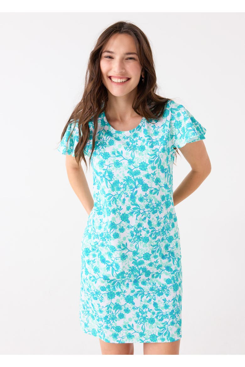 Ruffle Short Sleeve Dress