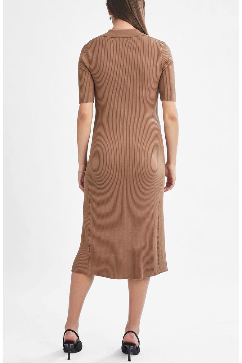 Elegance Knit Maternity Midi Dress