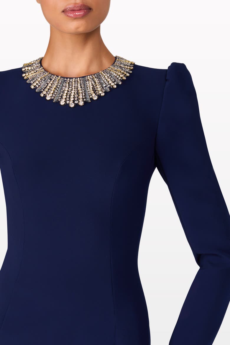 Cora Long-Sleeve Midi Dress