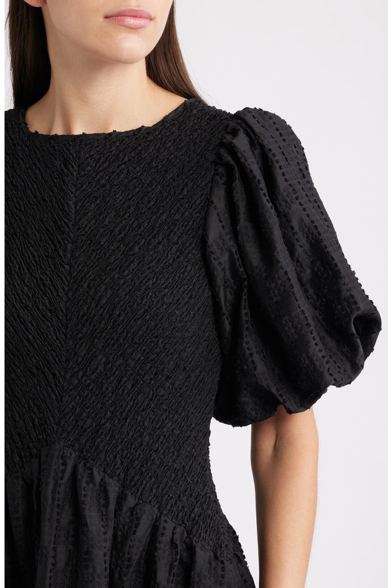 Tahia Textured Midi Dress