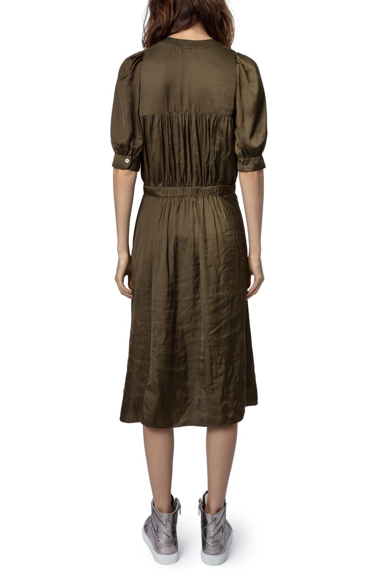 Ralia Satin Midi Dress