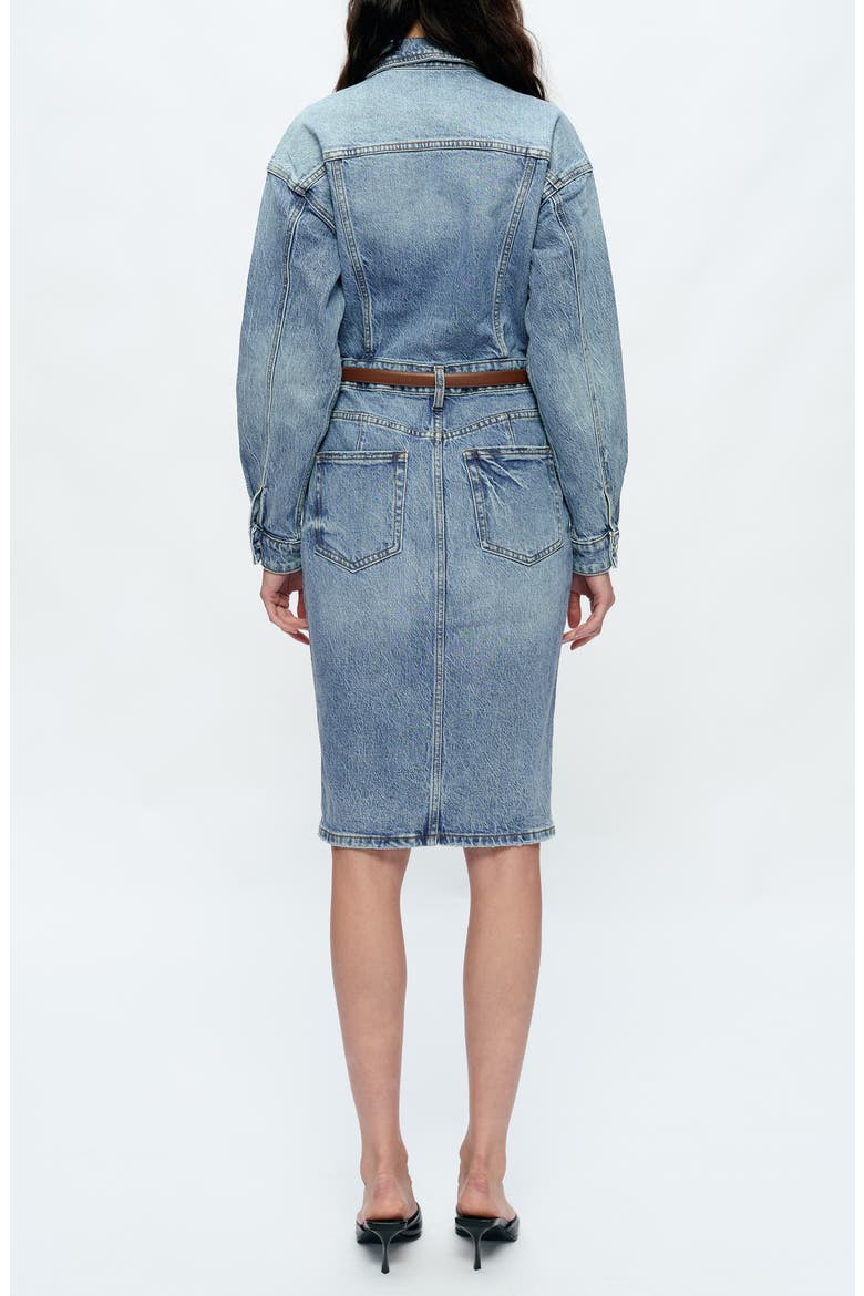 Doris Long Sleeve Denim Shirtdress