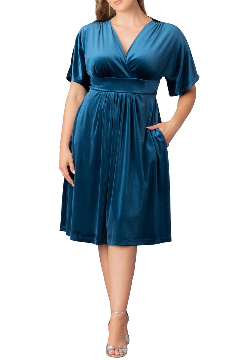 Angelic Velvet Cocktail Dress