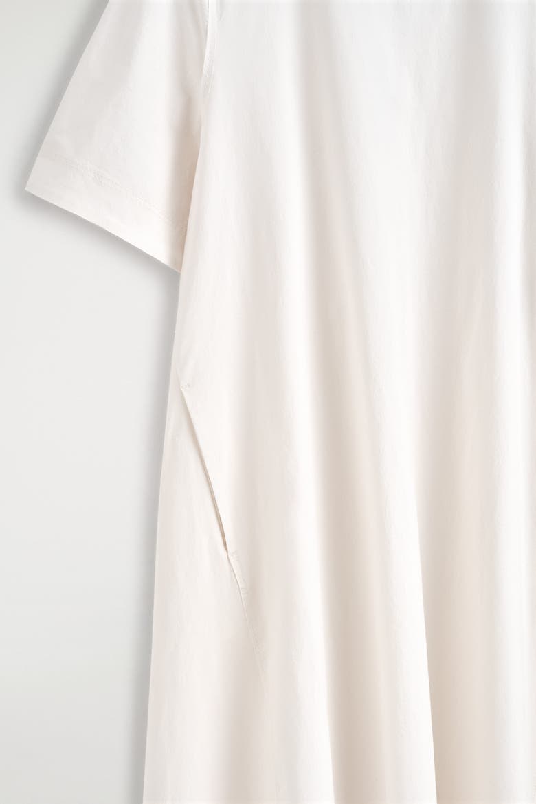 Raw-cut Cotton Midi Dress