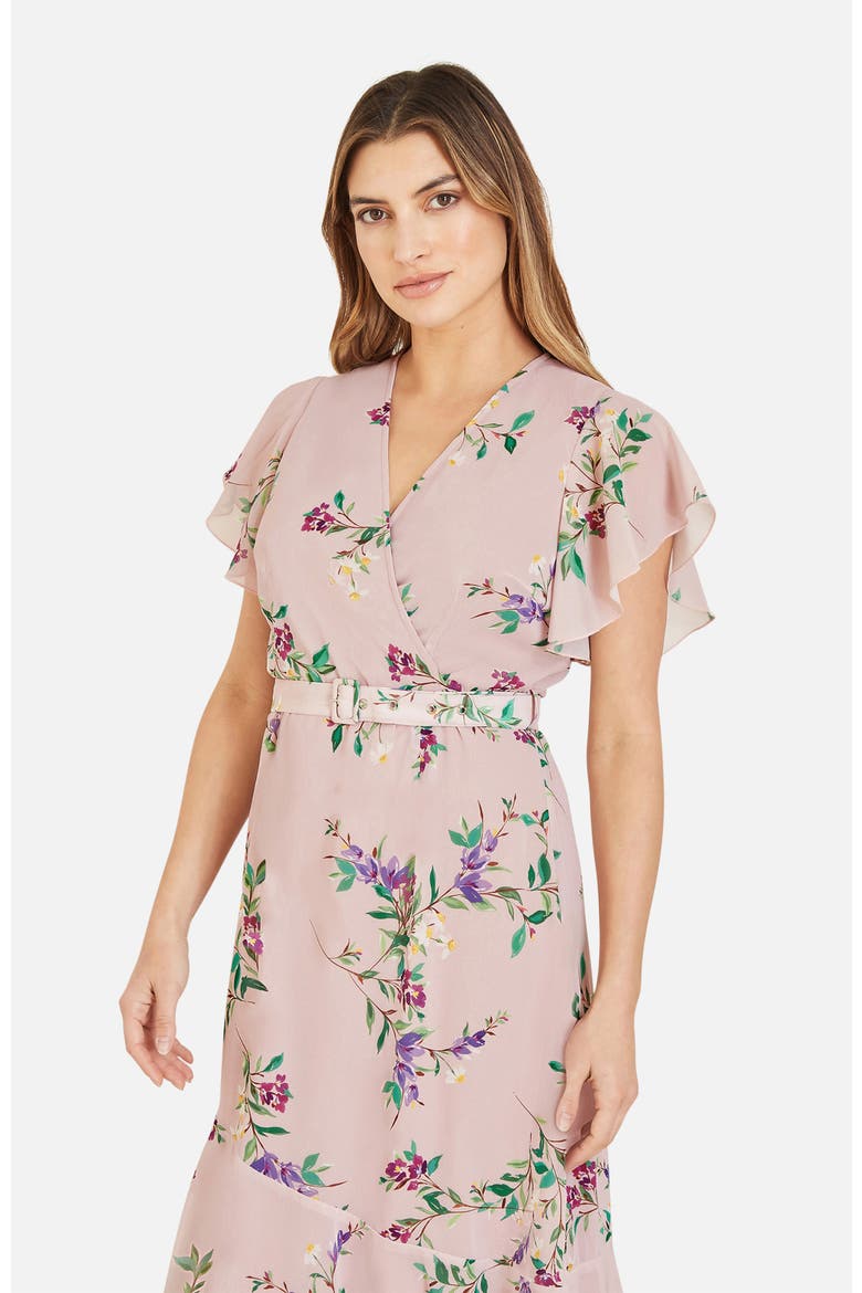 Midi Dress With Frill Details