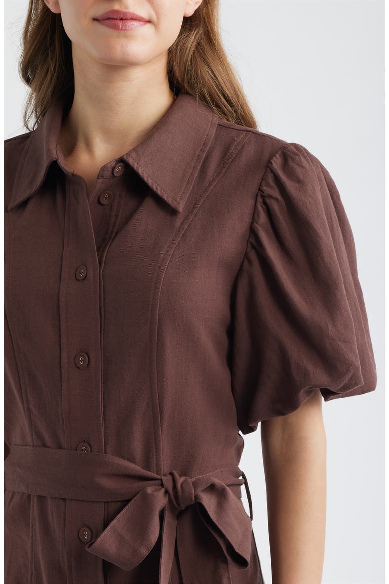Lenni Button Front Minidress