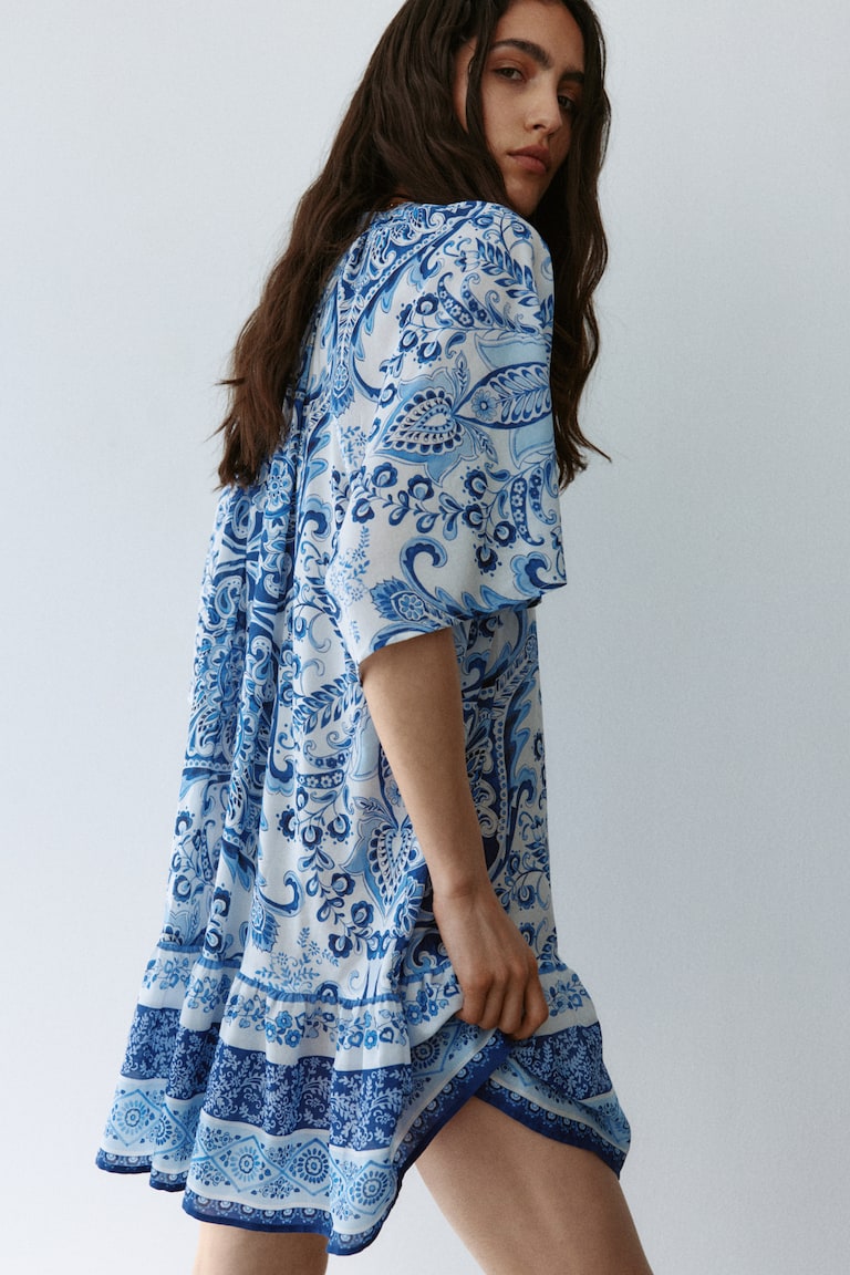 Tie-Belt Shirt Dress