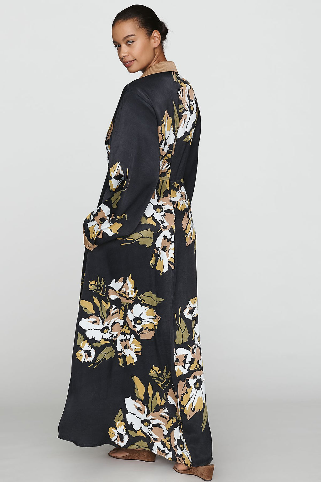 Bl-nk Printed Buttondown Shirtdress