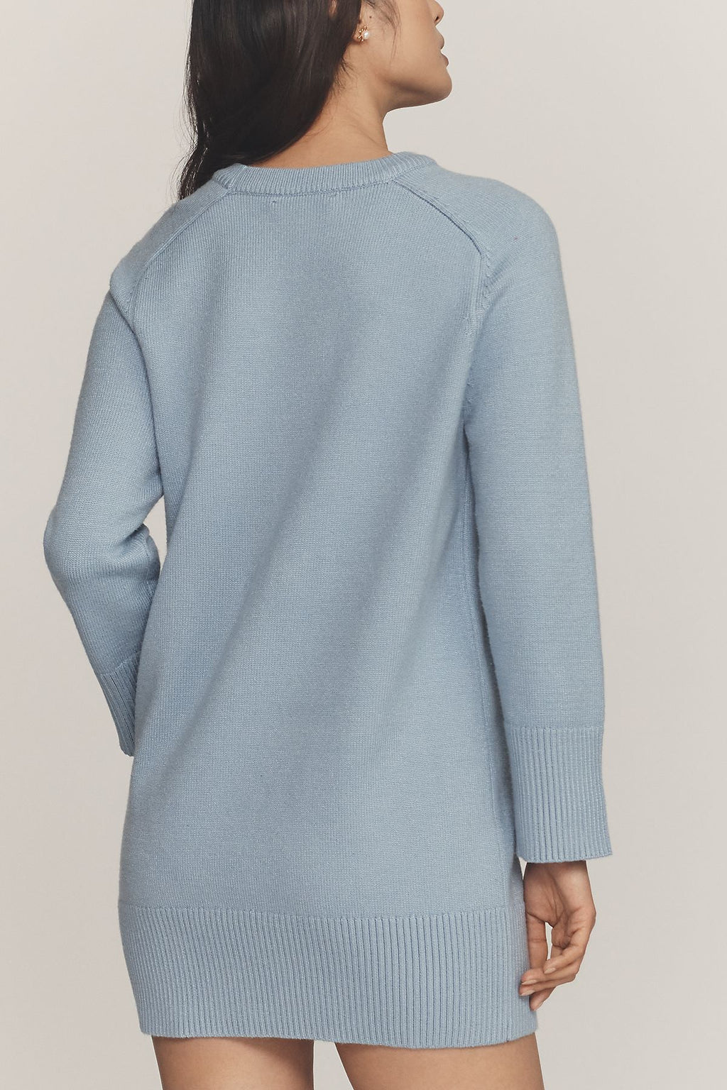 English Factory Long-Sleeve Mini Sweater Dress