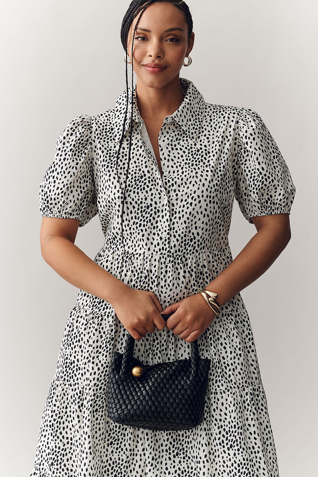 English Factory Petite Midi Shirtdress