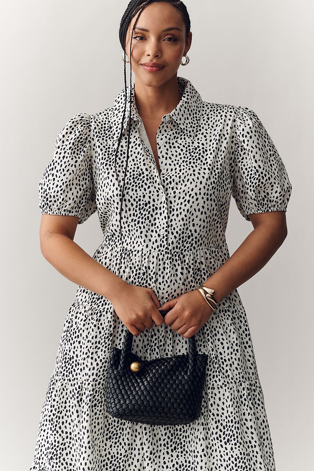 English Factory Petite Midi Shirtdress