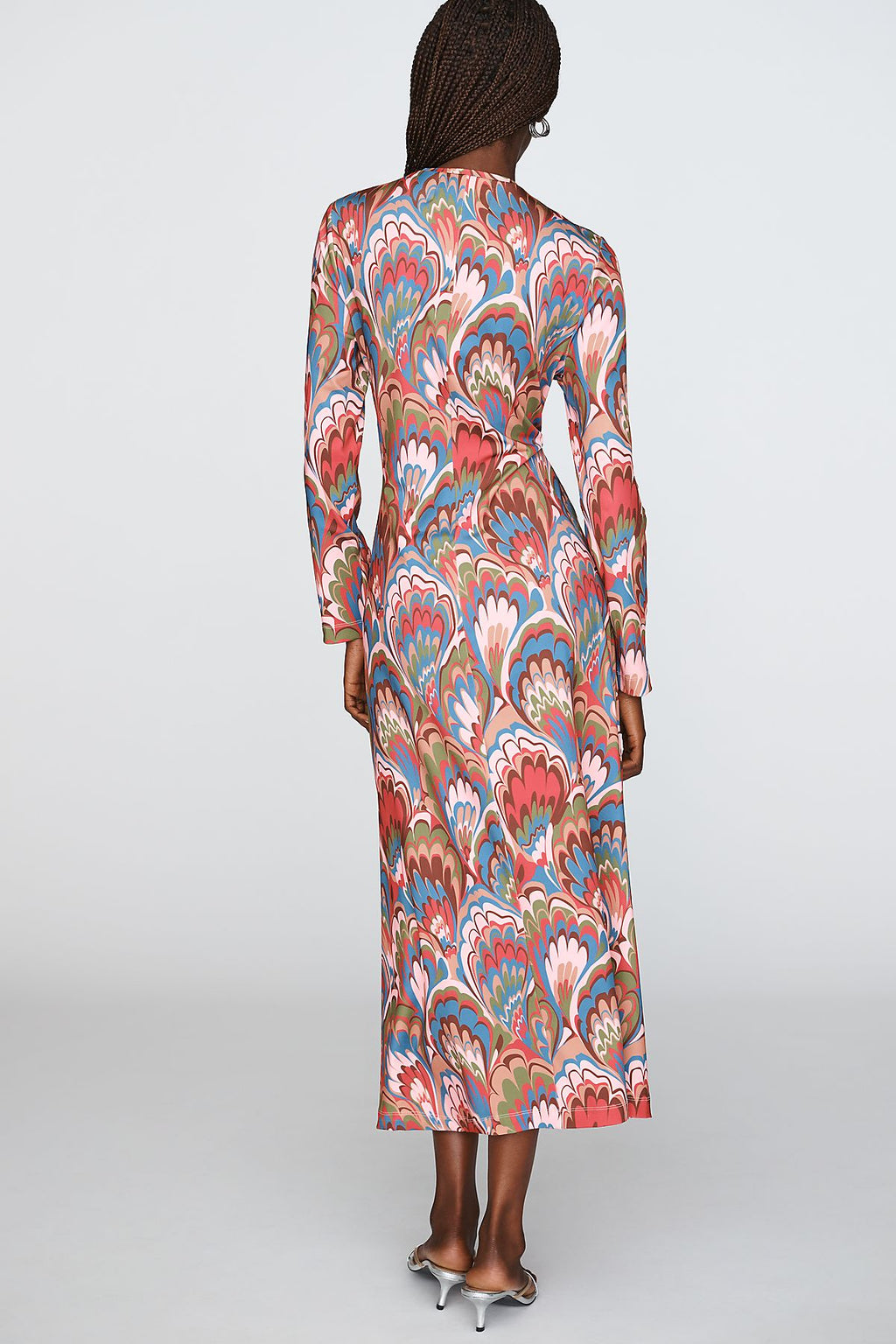Mestiza Gabriella Long-Sleeve Midi Dress