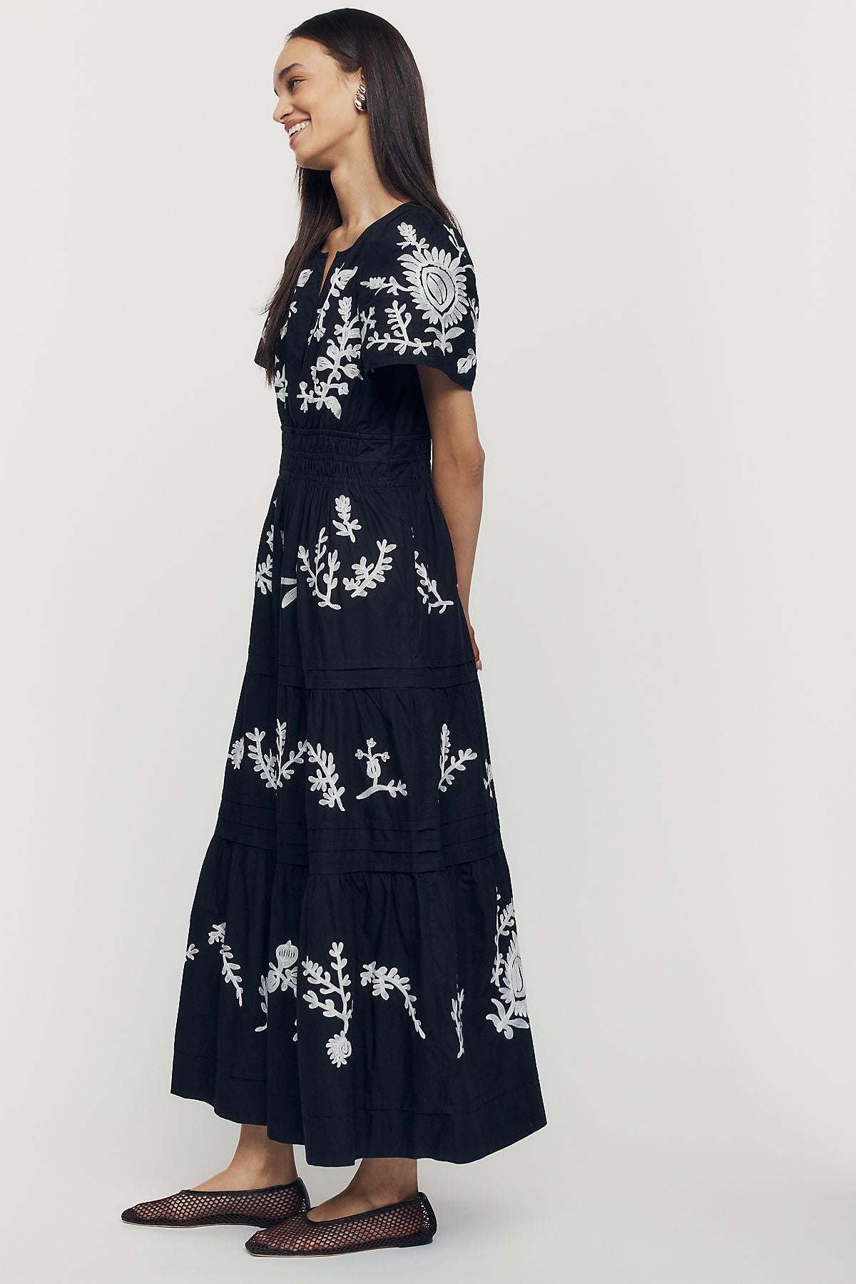 Somerset Maxi Dress: Embroidered Edition