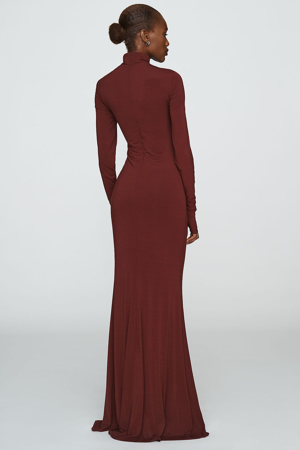 MISHA Ruched Maxi Dress