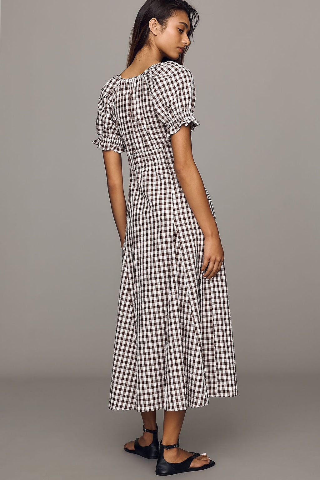 Maeve Puff Sleeve Midi Dress