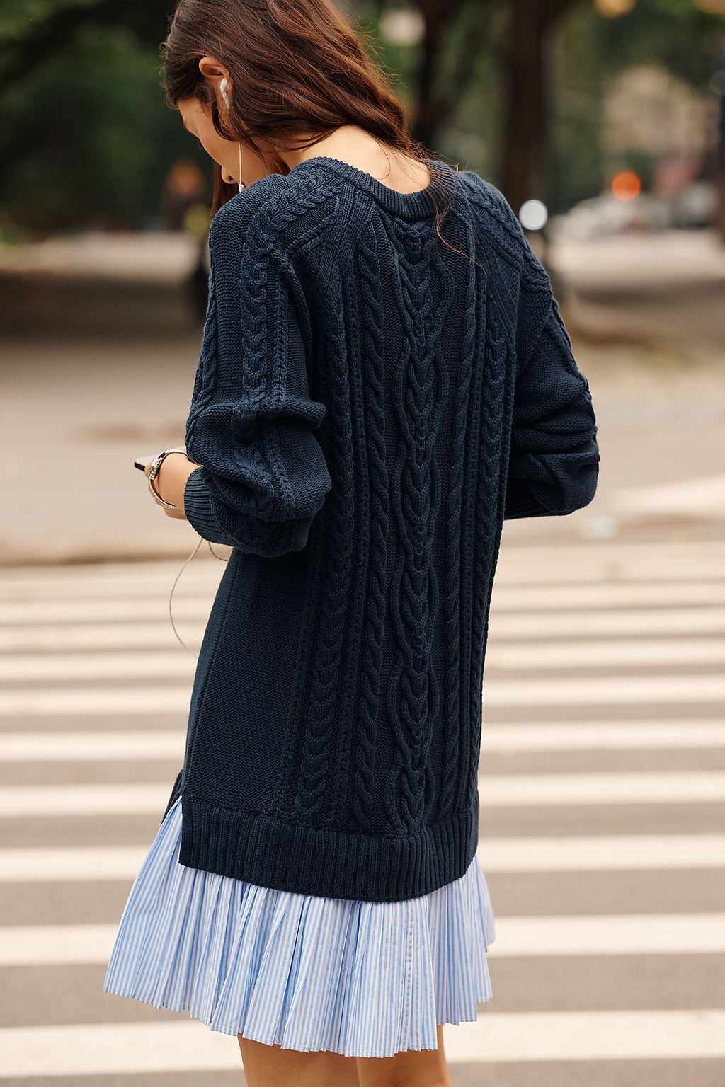 Delphine Sweater Twofer Mini Dress