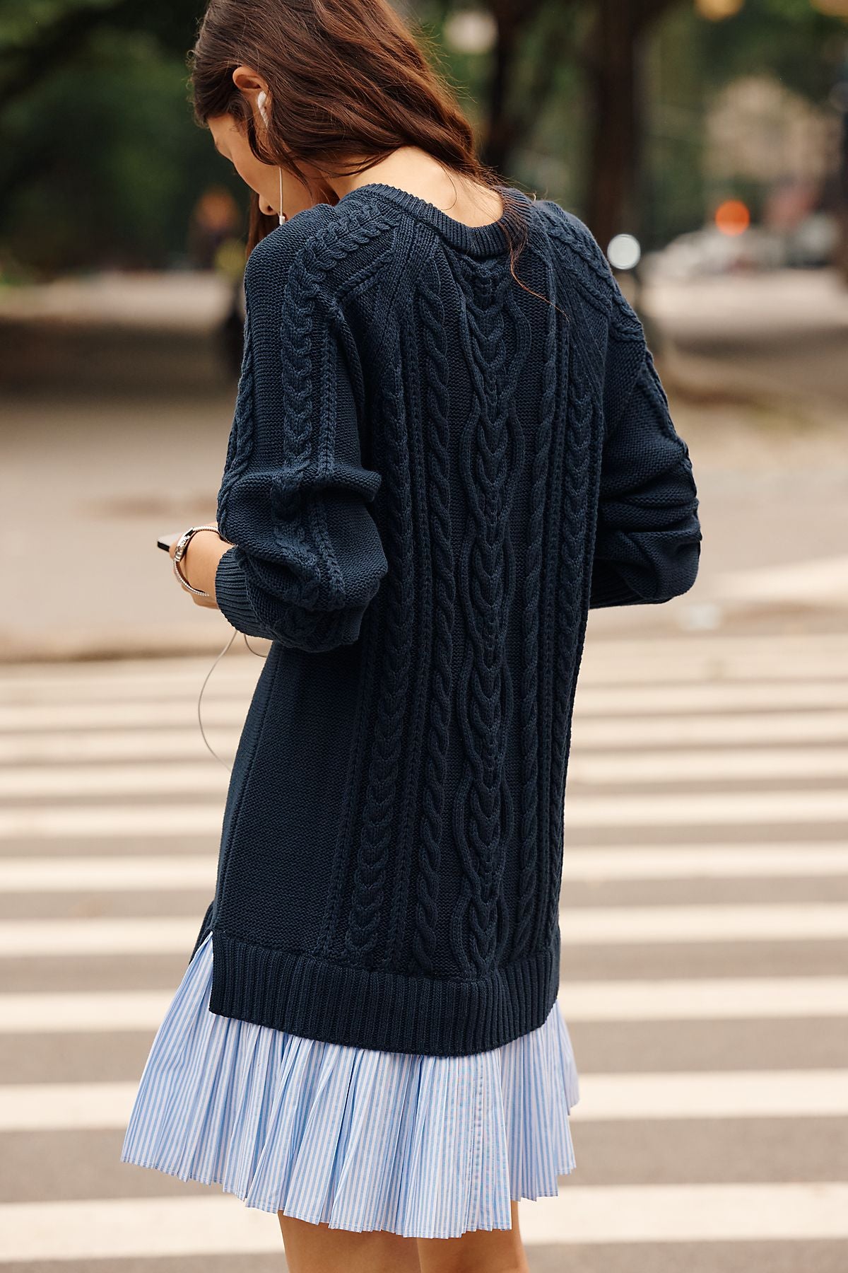 Delphine Sweater Twofer Mini Dress