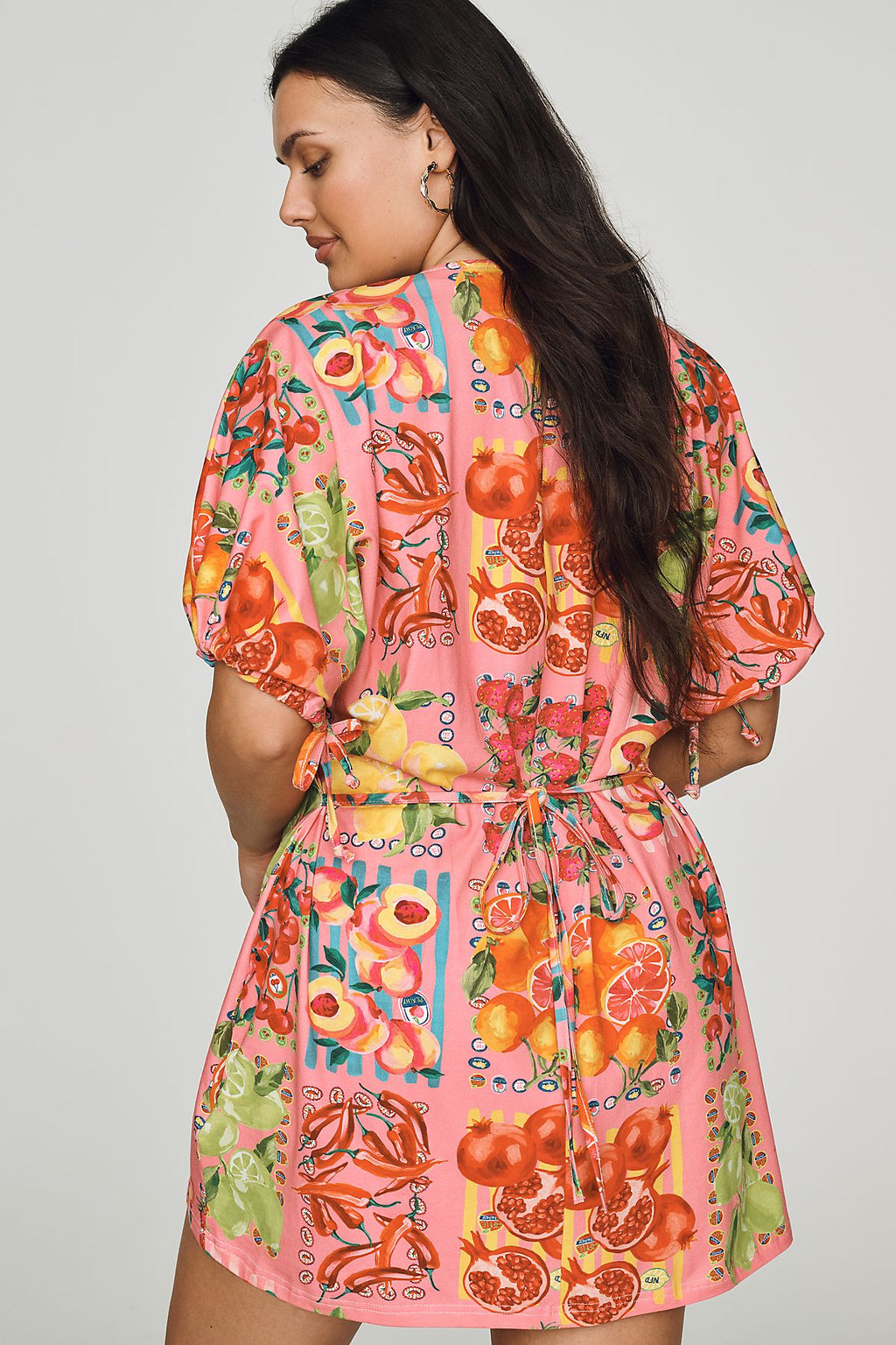 Never Fully Dressed Fruit Stamp Mini Dress