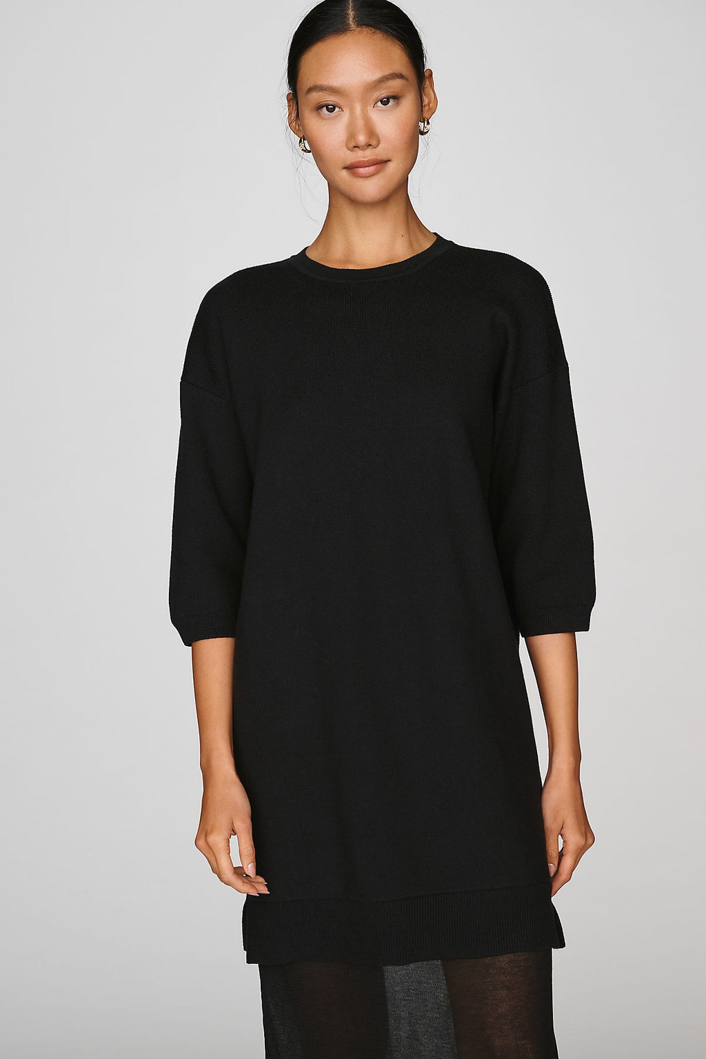 By Anthropologie Twofer Sheer Sweater Dress