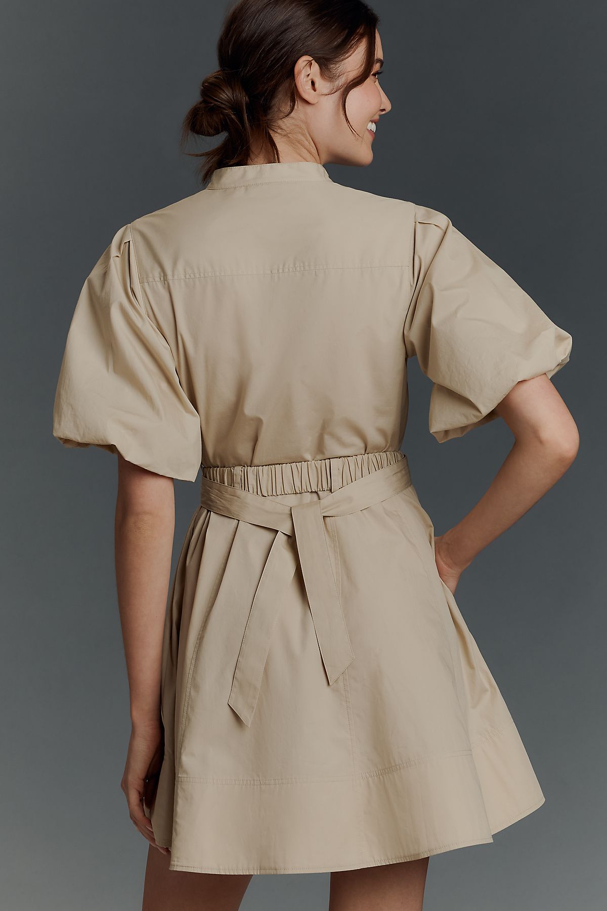 Derek Lam 10 Crosby 100% Cotton Mini Shirtdress