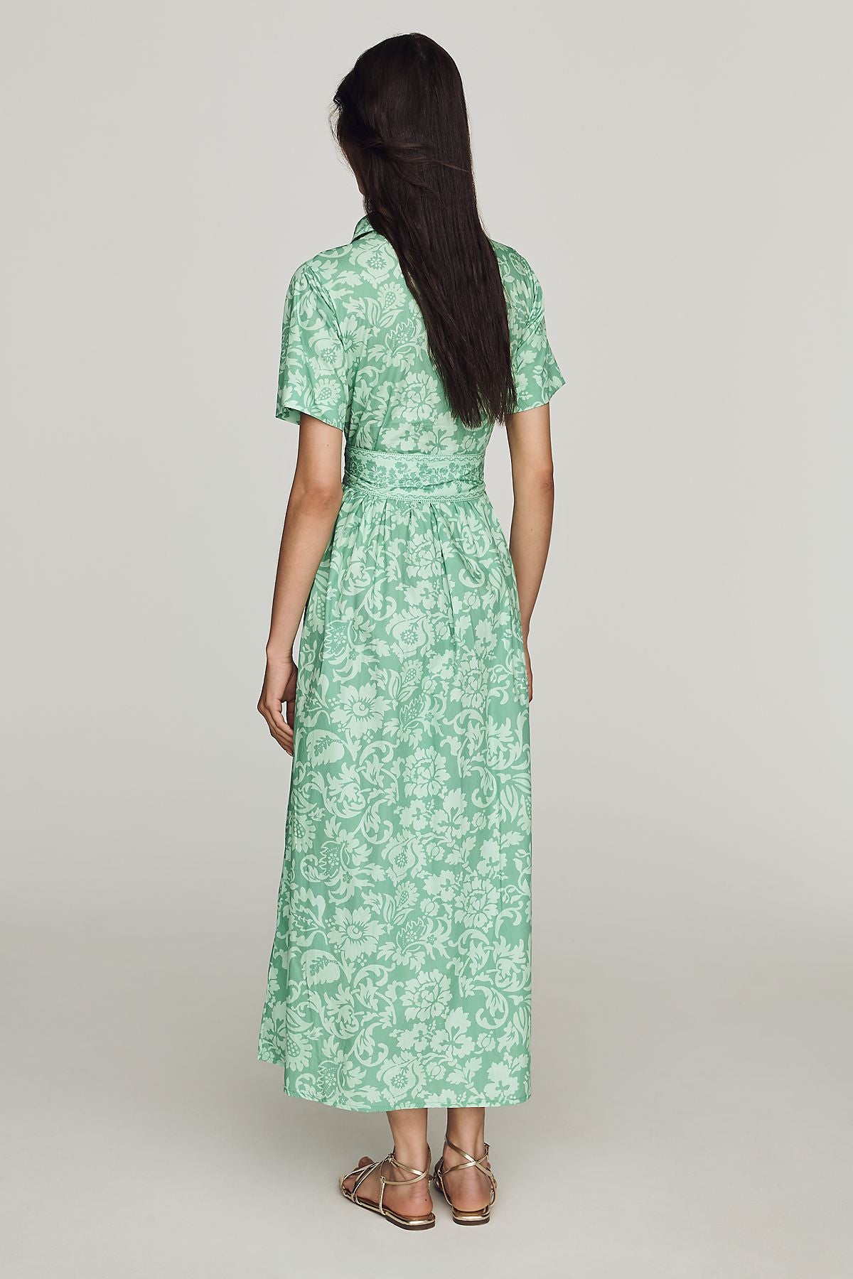Beau & Ro Elle 100% Cotton Poplin Shirtdress