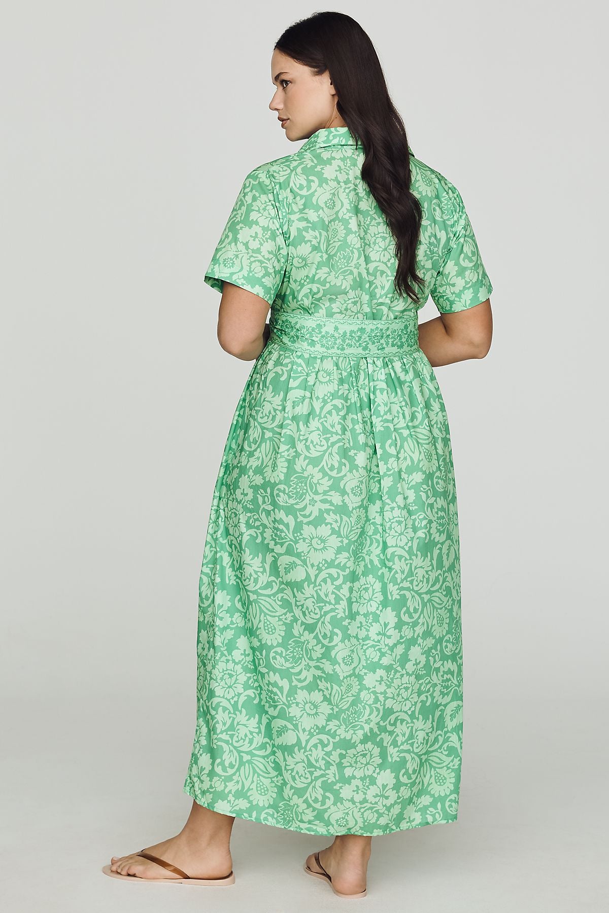 Beau & Ro Elle 100% Cotton Poplin Shirtdress