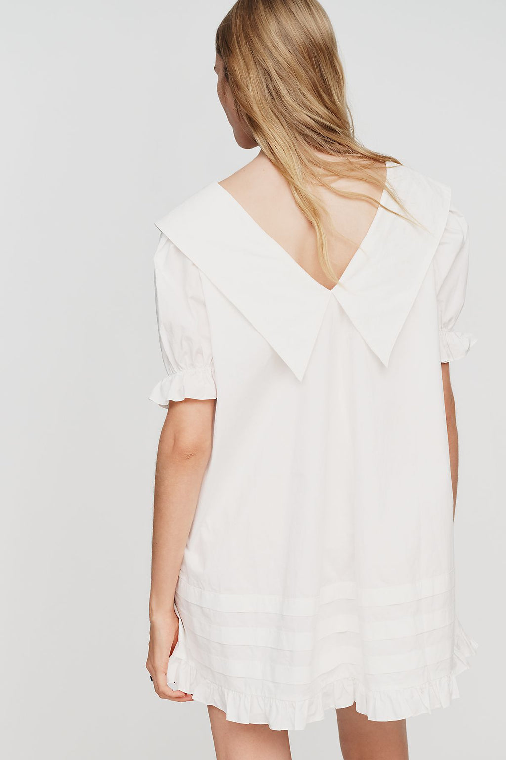 Lisa Says Gah 100% Cotton Puff-Sleeve Mini Dress