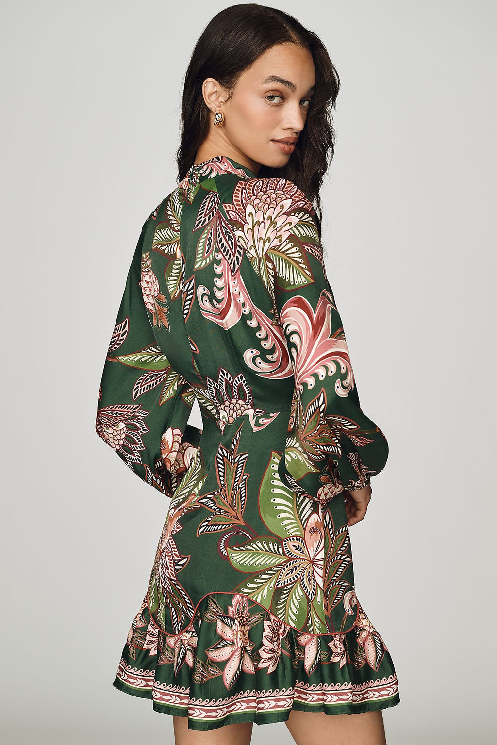 Farm Rio Arabesque Floral Mini Dress