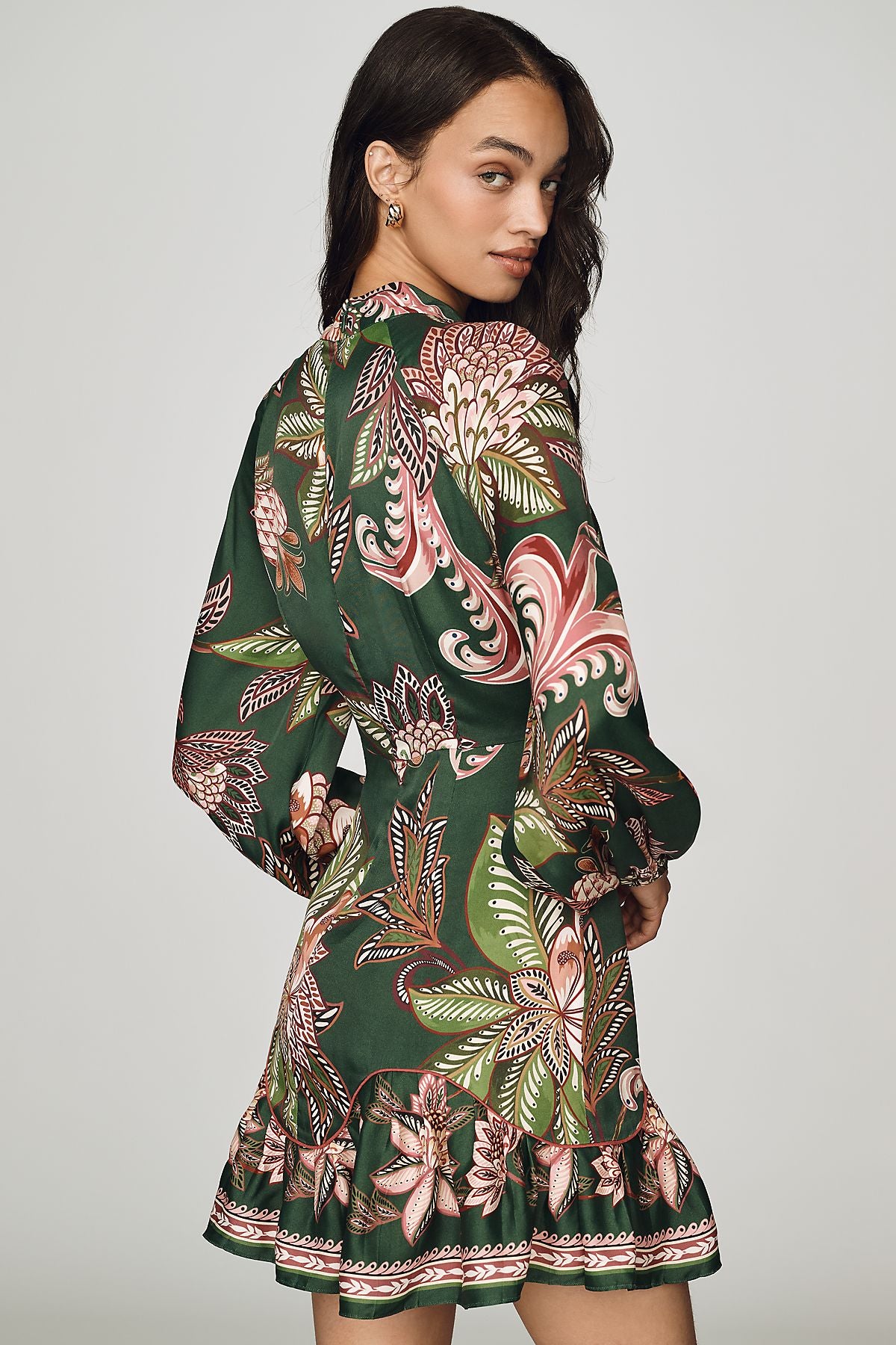 Farm Rio Arabesque Floral Mini Dress