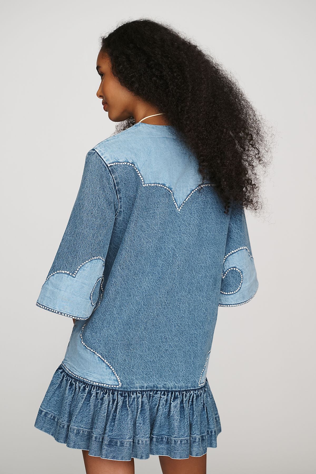 ALÉMAIS Jesse Denim Mini Dress