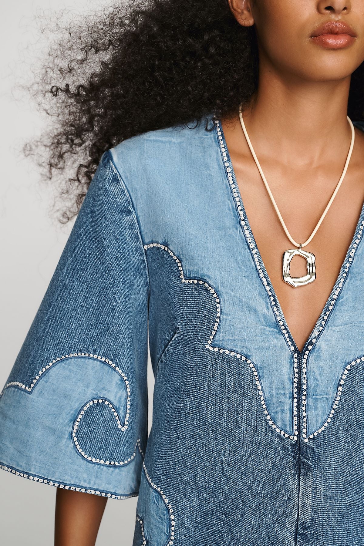 ALÉMAIS Jesse Denim Mini Dress