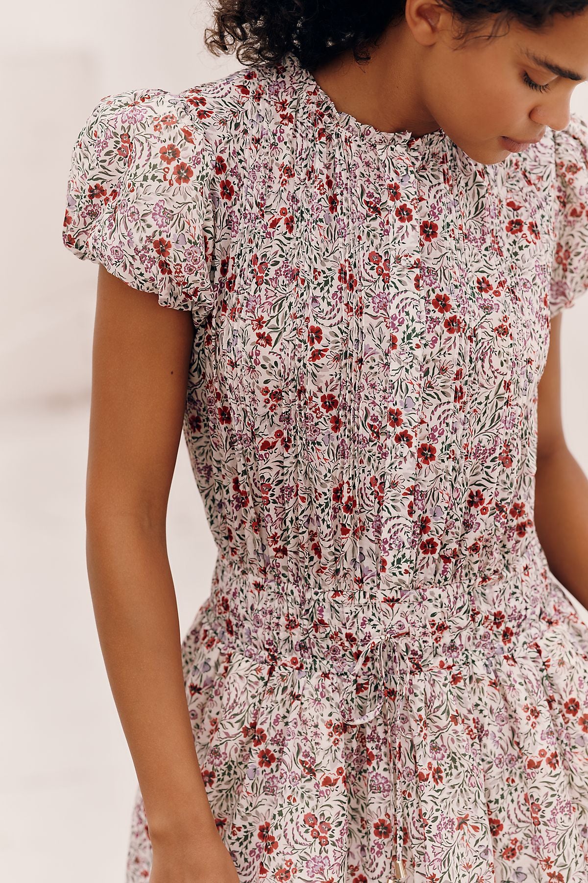 Sundays Poppy 100% Cotton Mini Dress