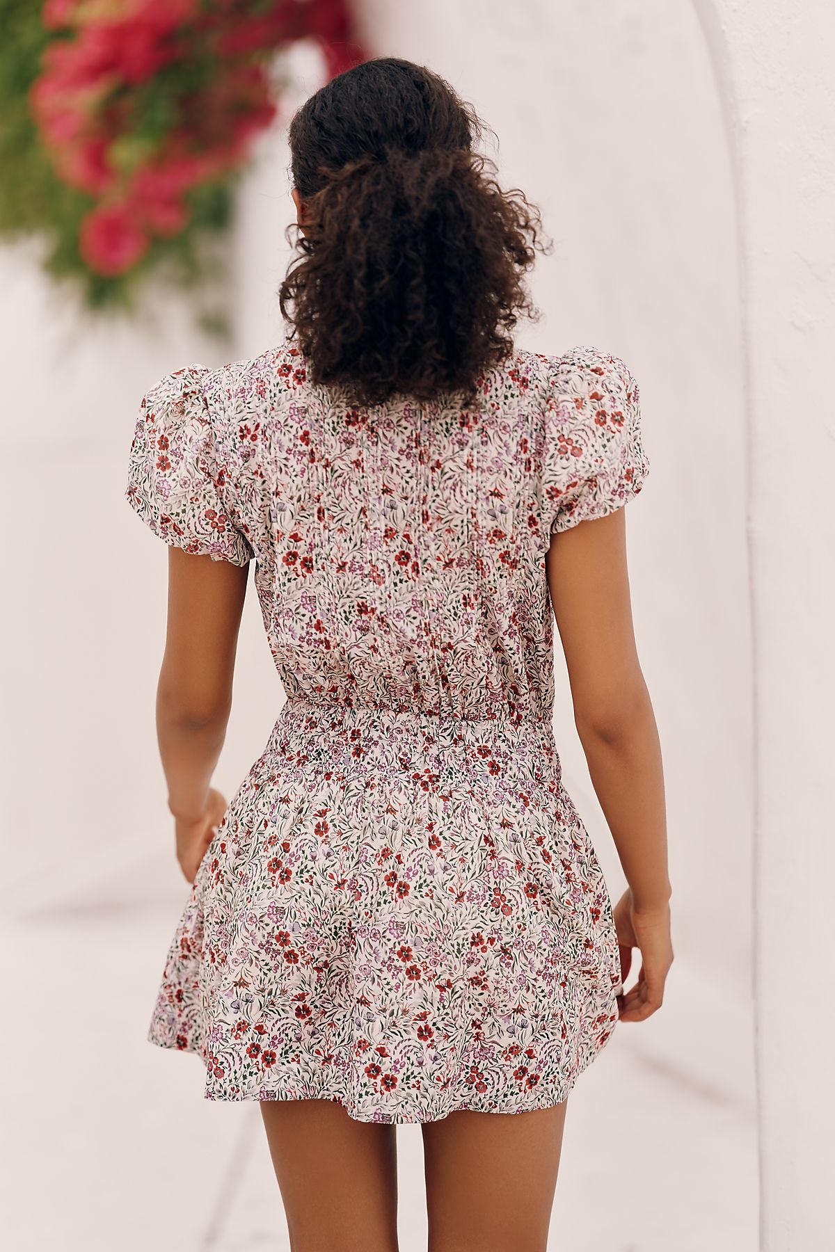Sundays Poppy 100% Cotton Mini Dress