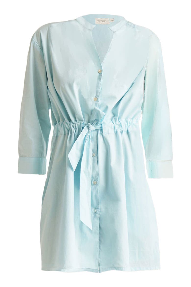 Short Tie Waist Dress