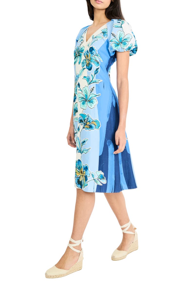 Floral Print Fit & Flare Dress