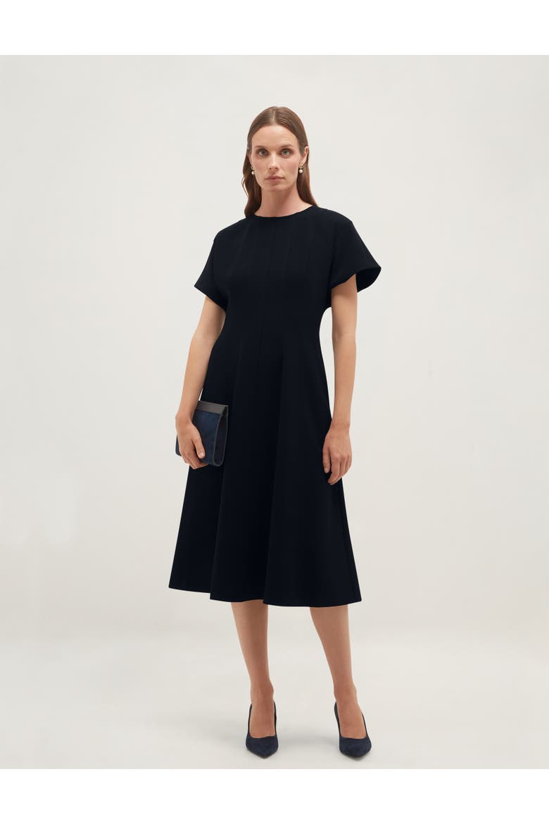 Melina Tailored Seam Midi Dress