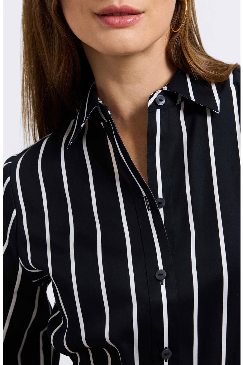 Esther Stripe Cotton Shirtdress