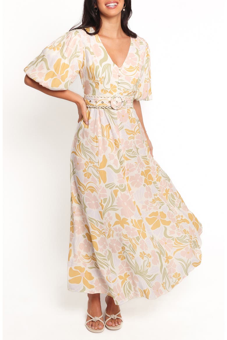Reva Floral Print Maxi Dress