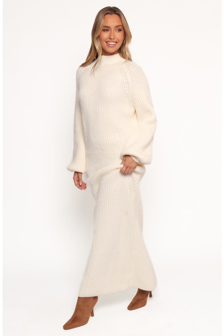 Tobin Mock Neck Long Sleeve Maxi Sweater Dress