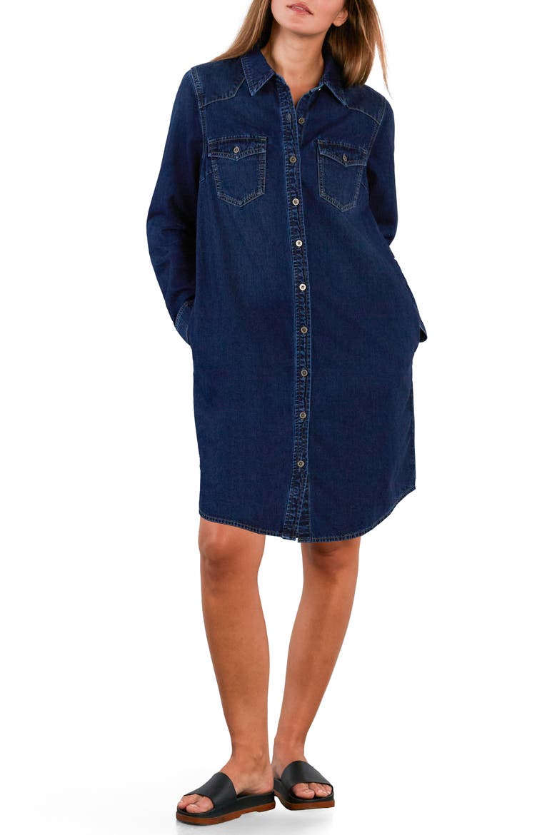 Amanda Long Sleeve Denim Shirtdress