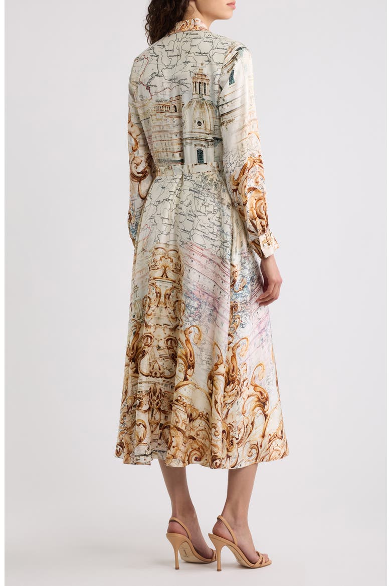The Seraphine Belted Maxi Shirtdress