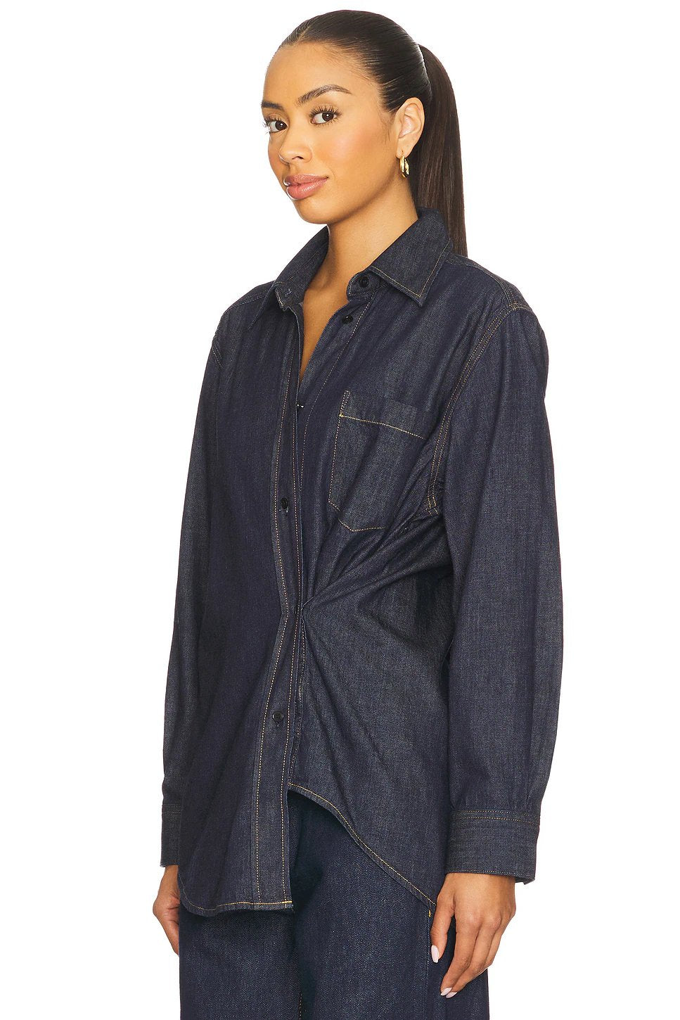 AGOLDE Kaelin Shirt in Dice - Image 3