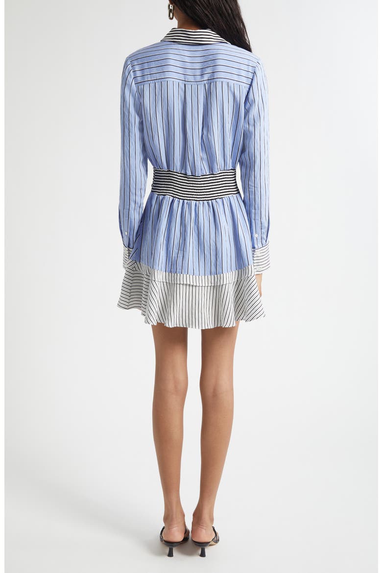 Solana Long Sleeve Stripe Minidress
