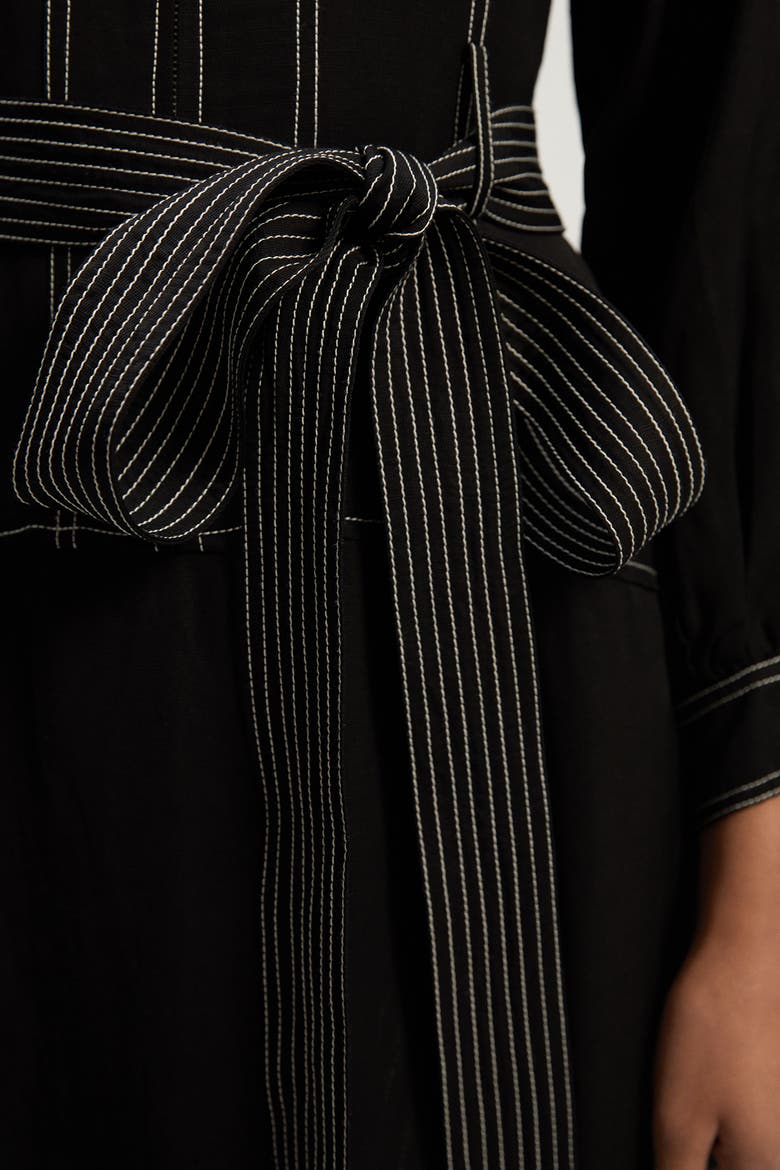 Twill Maxi Dress