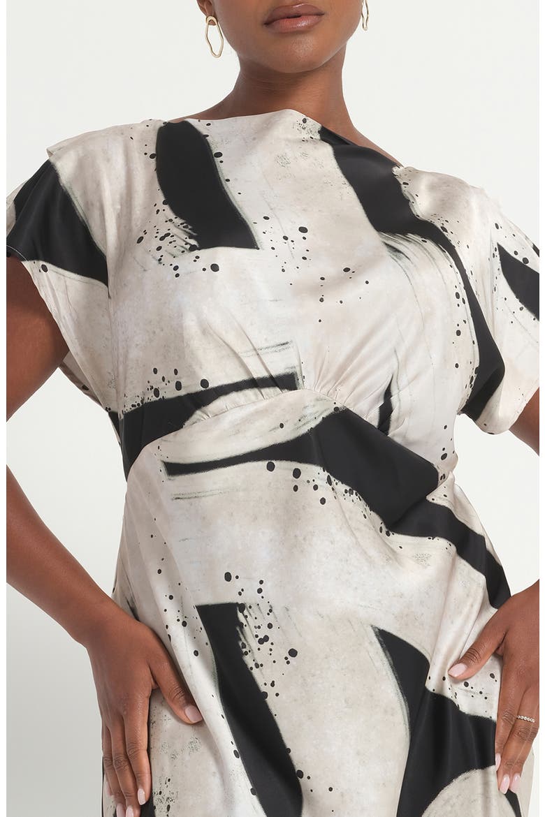 Drew Satin Midi Dress