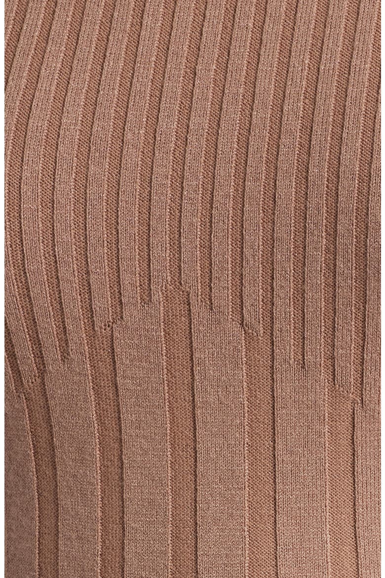 Belted Rib Sweater Dress