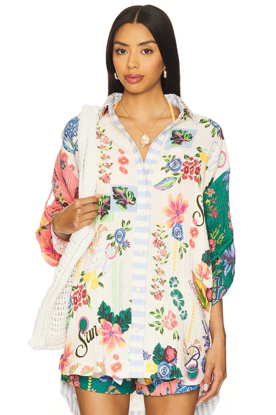 Agua Bendita Chrissy 1 Citrus Dress in Multicolor - Image 1